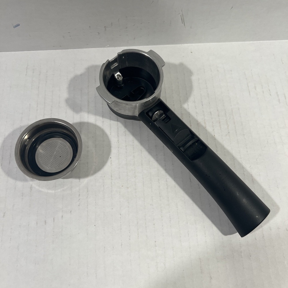 DeLonghi EC-155 Espresso Machine Portafilter Basket Handle w/ Filter Basket
